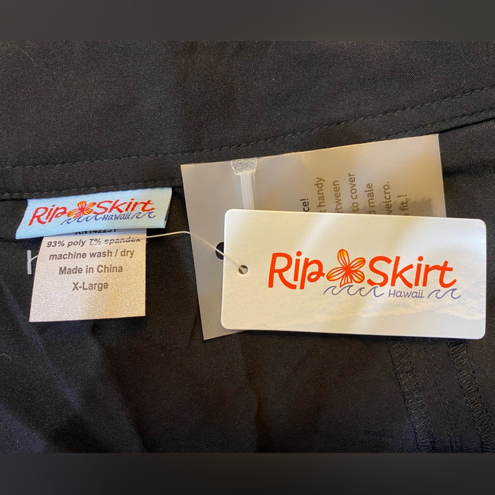 Rip Skirt Velcro Skirt. Beach Cover Up